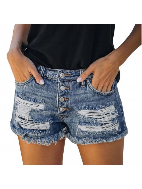 Low Rise Short Jeans Summer Soft Comfy Stretchy Bu...
