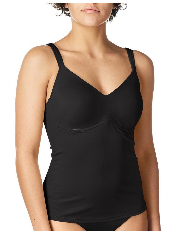 By Rhonda Shear Women's Plus Size Molded Cup Camisole 