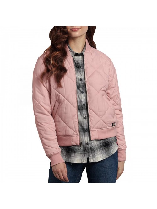 Women's Quilted Bomber Jacket 