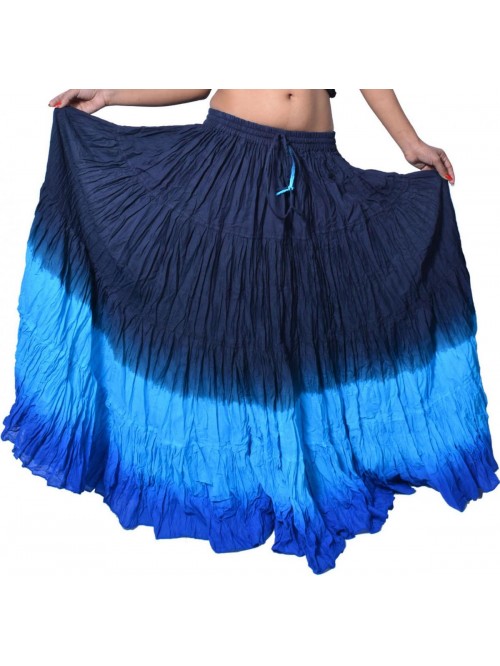 Women's Belly Dance Cotton 12 Yard Skirt 