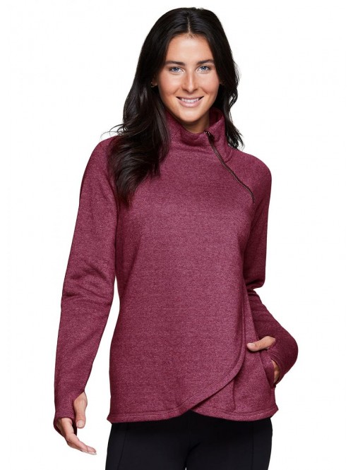 RBX Activewear Women's Fleece Pullover Sweatshirt ...