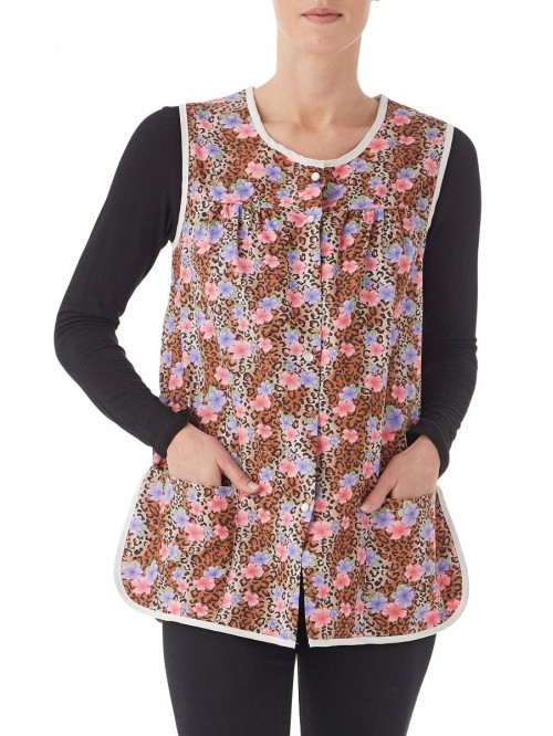 Easy-Care Snap Front Cobbler Aprons Vest with Two ...