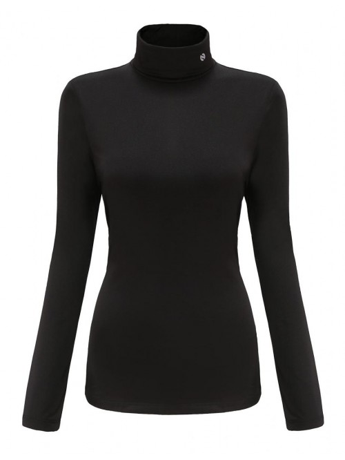 Womens Turtleneck Long Sleeve Tops Thermal Shirts ...