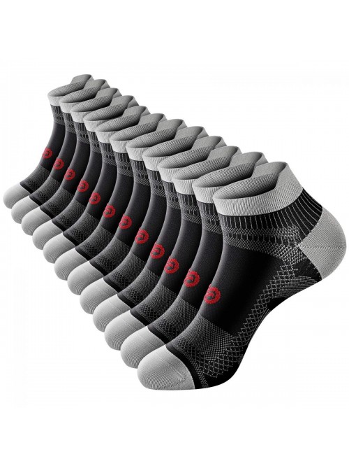 PAPLUS Ankle Compression Sock for Men and Women 2/...
