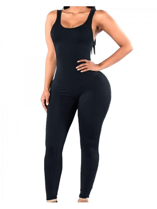 Sexy Bodycon Jumpsuit for Women Tank Top Sleeveles...