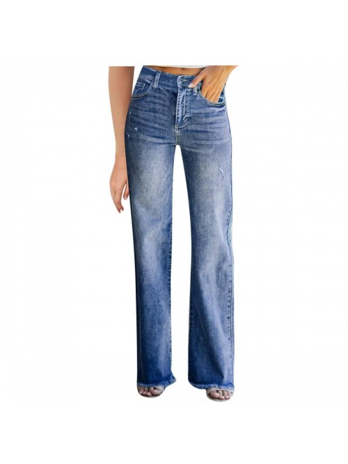 Jeans for Women, Womens High Waist Pocket Jean Ski...