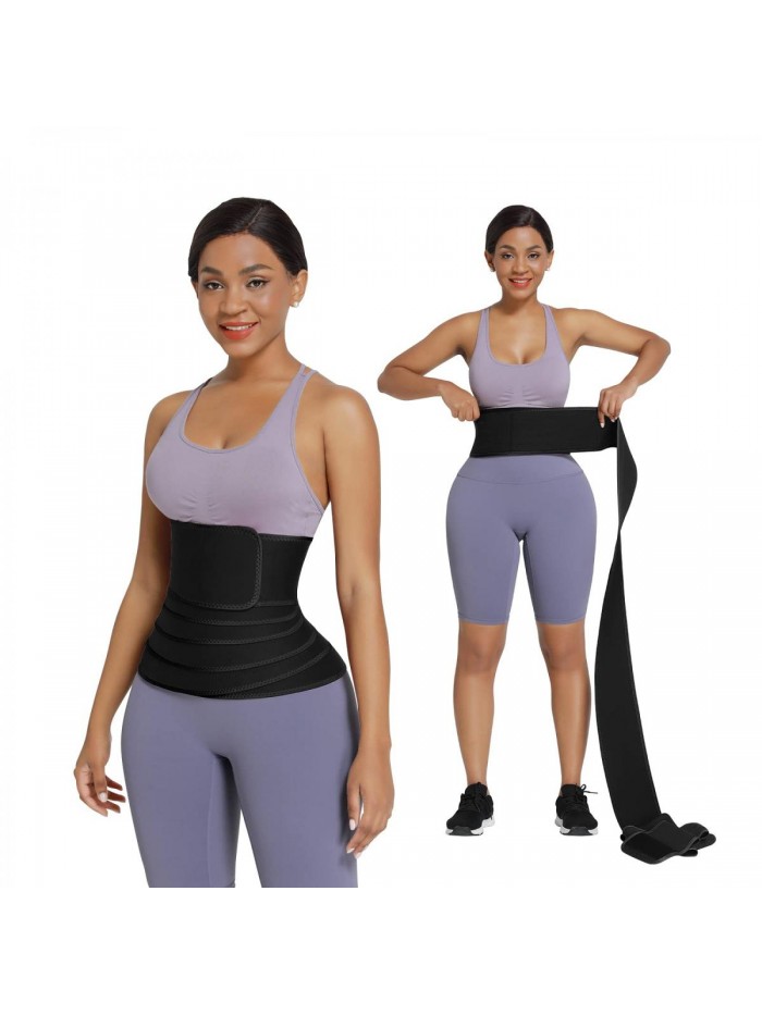 Trainer for Women Waist Wrap Snatch Me Up Bandage Waist Wraps Upgraded Waist Wraps for Stomach Wrap for Plus Size 