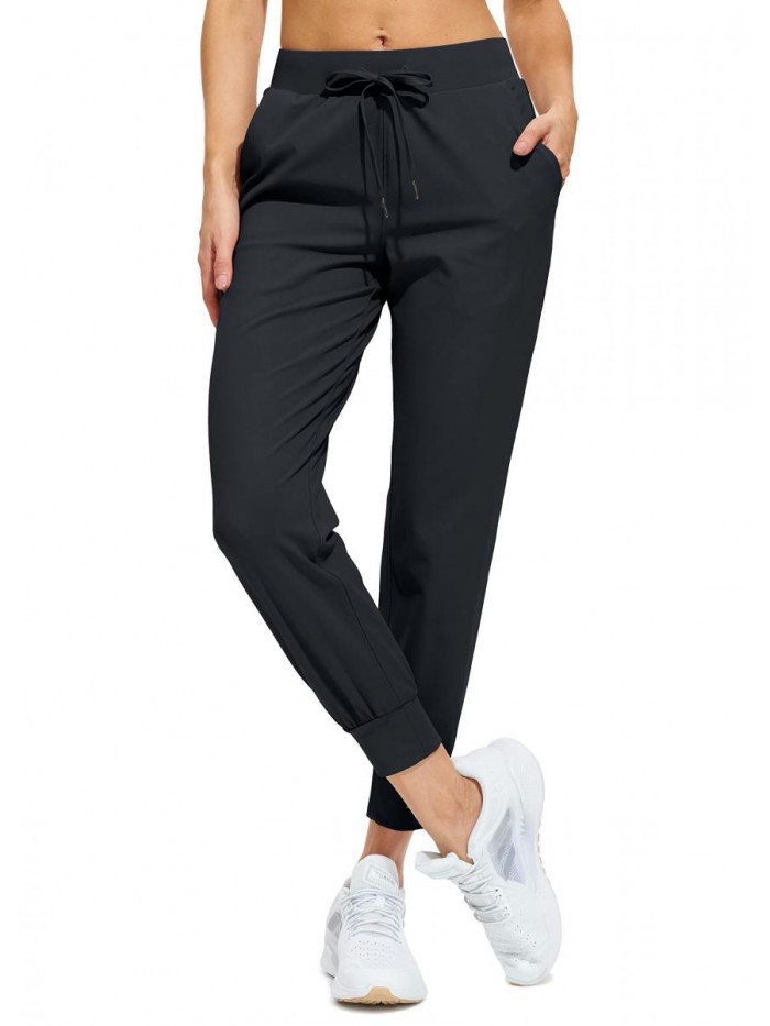 Women's Joggers Pants Lightweight Running Sweatpants with Pockets Athletic Tapered Casual Pants for Workout,Lounge 
