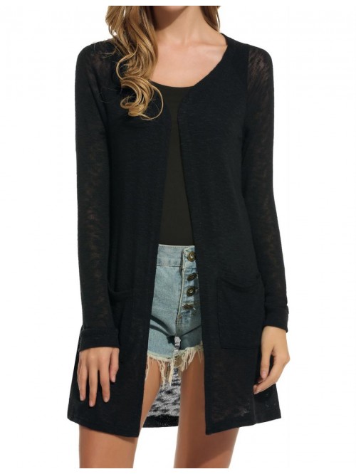 Women's Cardigan Sweater, Loose Casual Open Front ...