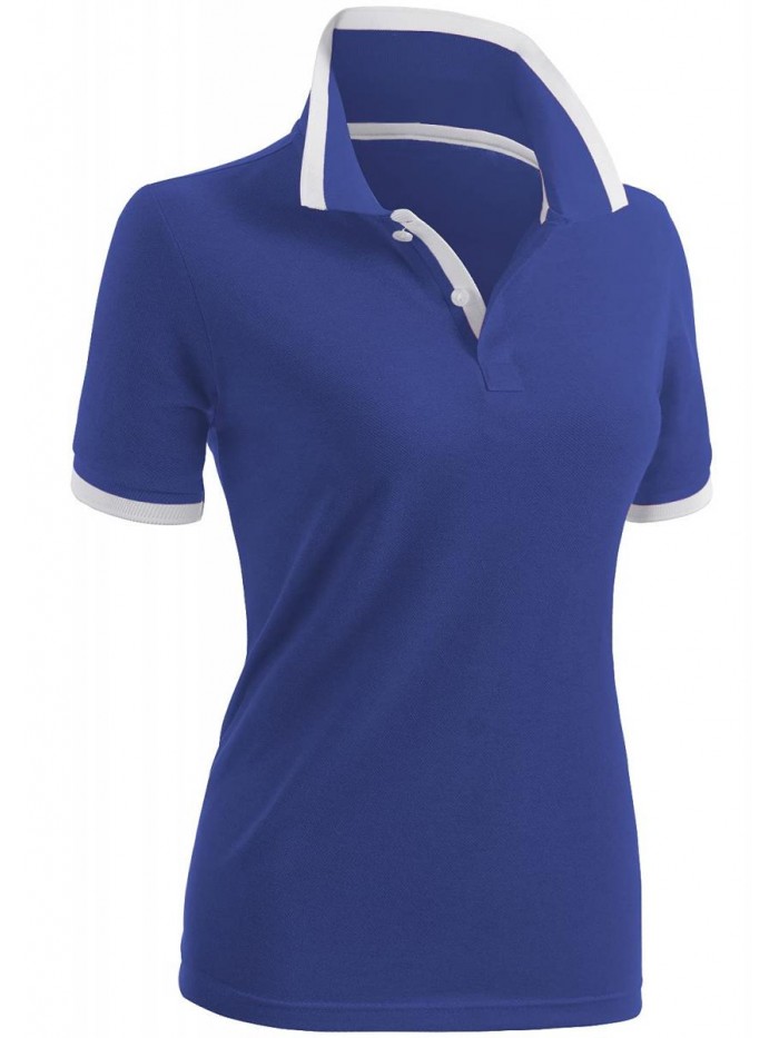 Women's Casual Short Sleeve PK Polo Shirts 