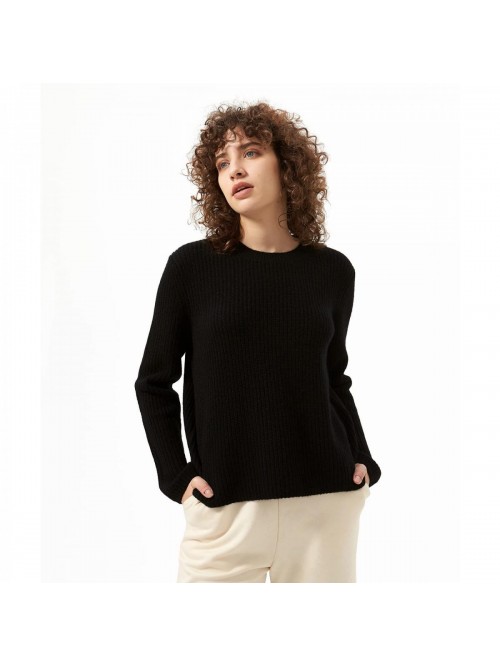 Cashmere Sweaters for Women Essential Crewneck Rib...