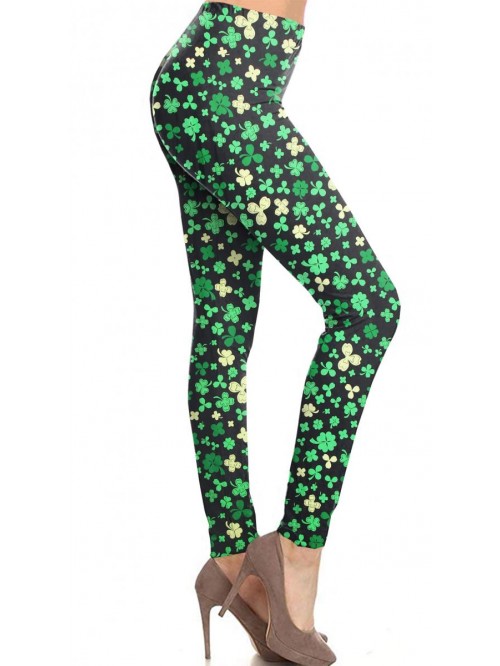 Smile Fish Women's St. Patrick's Day Green Printed...
