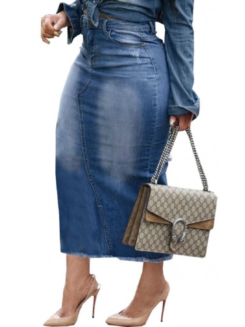 Milumia Womens 2PCS Ribbed Knit Slim Fit Crop Tee Top Split Hem Corduroy Mini Skirt Set
