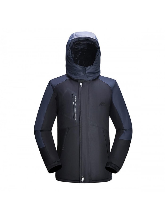Ski Jacket Oversized 3 in 1 Mountain Windbreaker Fashion Color Block Windproof Skiing Jacket Raincoat 