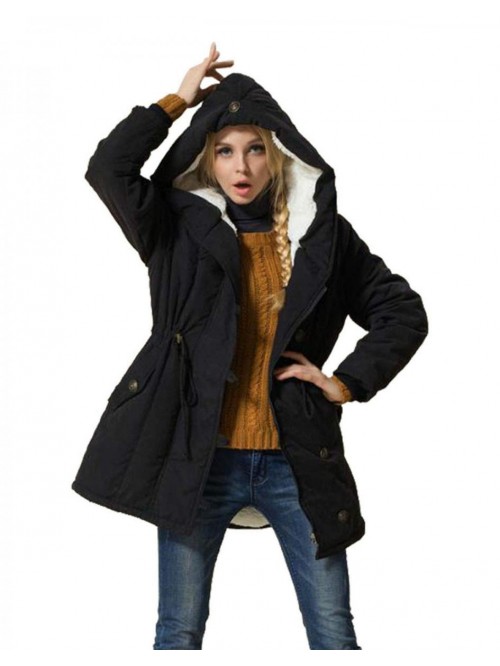 Women's Winter Warm Coat Hoodie Parkas Overcoat Fl...
