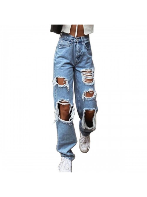 Jeans High Waisted Curvy Baggy Y2K Jeans Teen Girl...