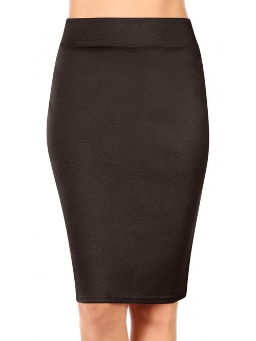 and Plus Size Pencil Skirts for Women Below The Kn...