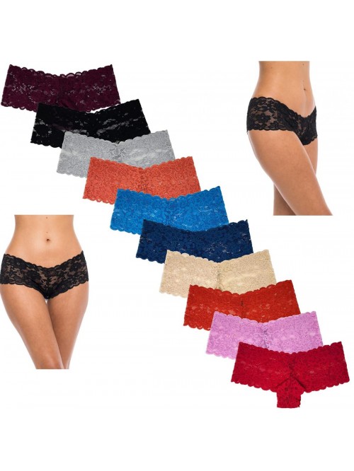Basics Women's 10 Pack Lace Hipster Panties | Ultr...