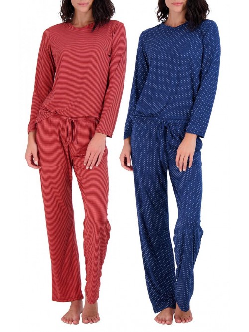 2 Pack: Women’s Pajama Set Super-Soft Short & Lo...